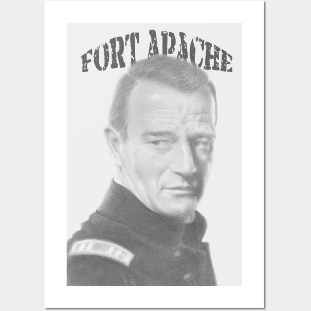 John Wayne Wall Art by jkarenart